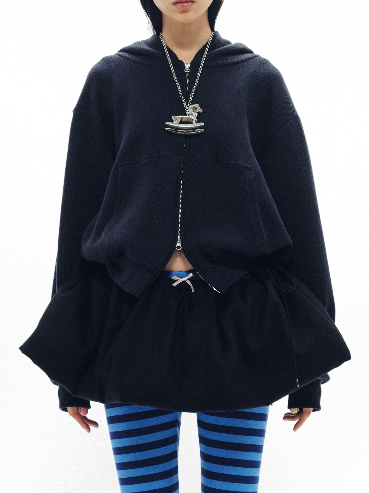 PUFF SKIRT NAVY