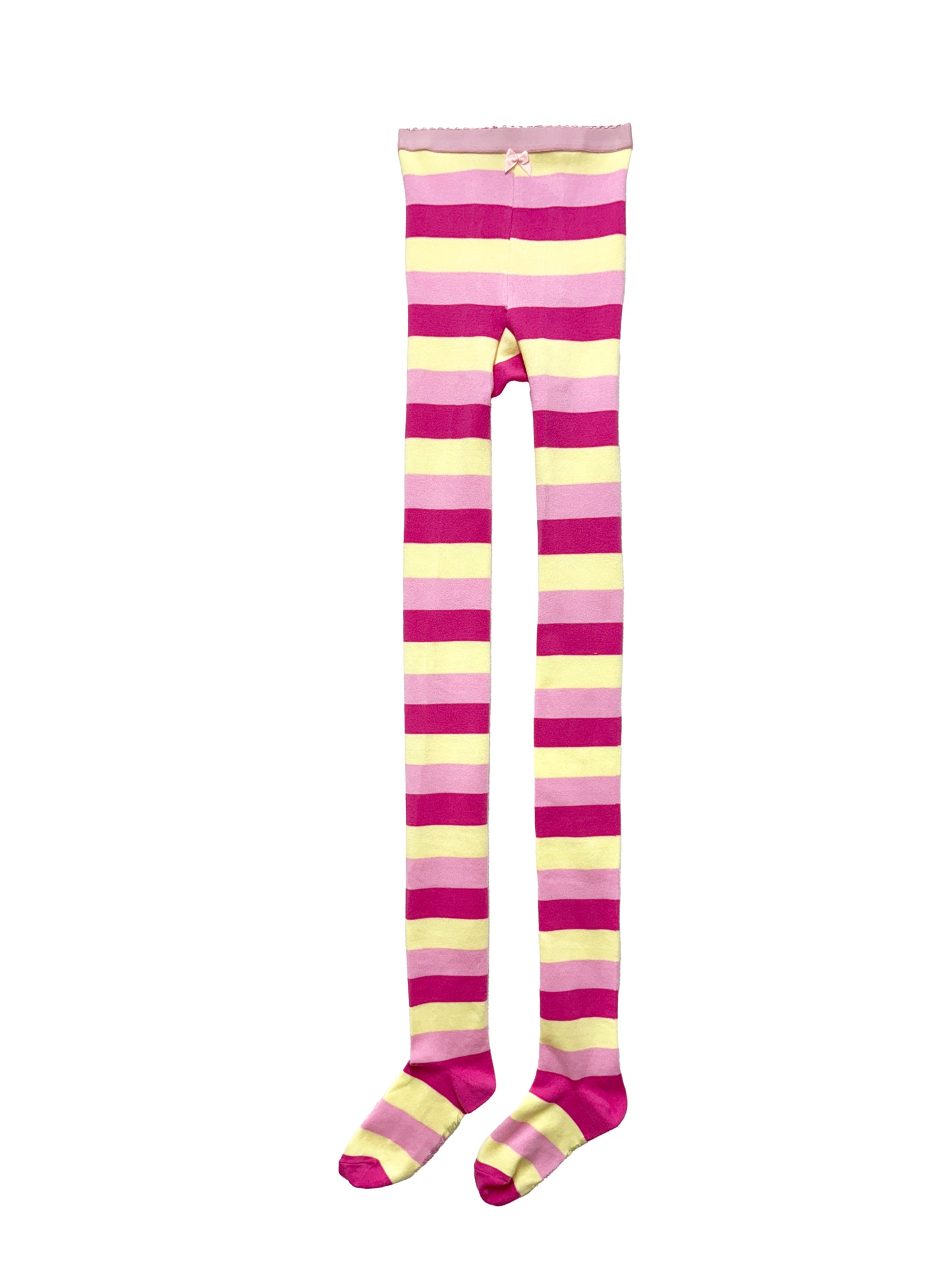 TIGHTS (KNIT) Pink/Yellow