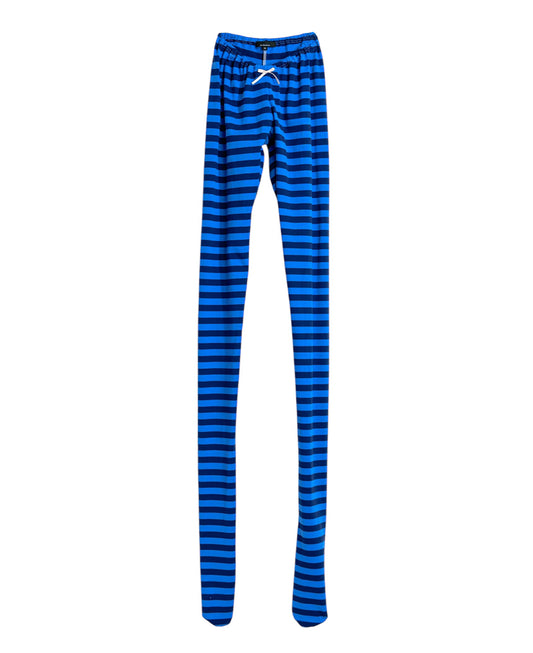 DOLL TIGHTS Blue Stripes