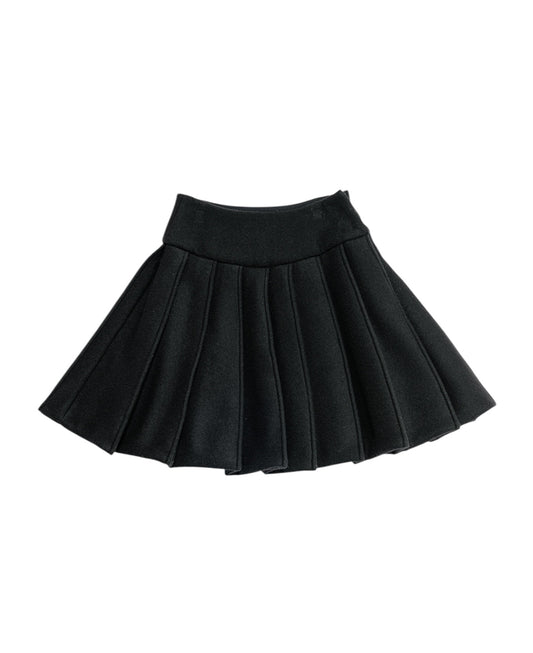 DOLL PLEATS SKIRT Black