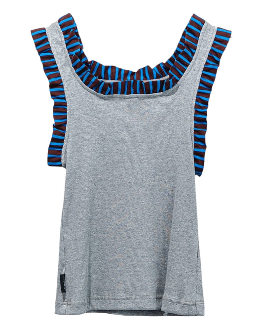 Frilled Tank top GRAY