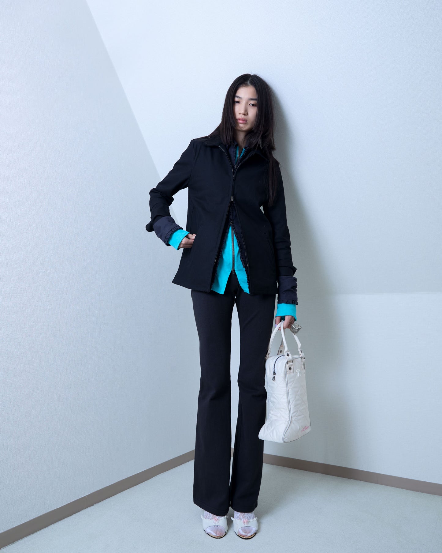 Layered Jacket Black