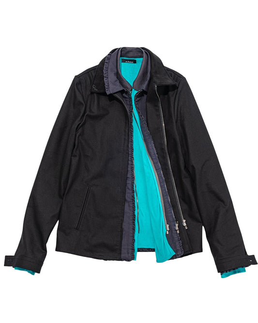 Layered Jacket Black