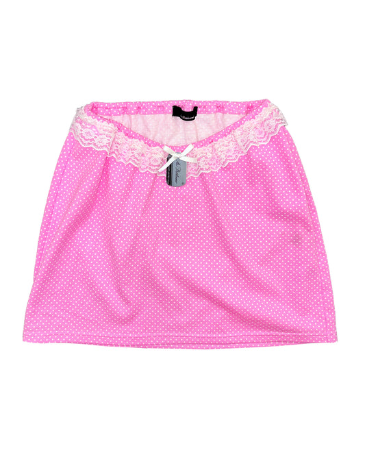 MINI SKIRT w/tag PINK DOT