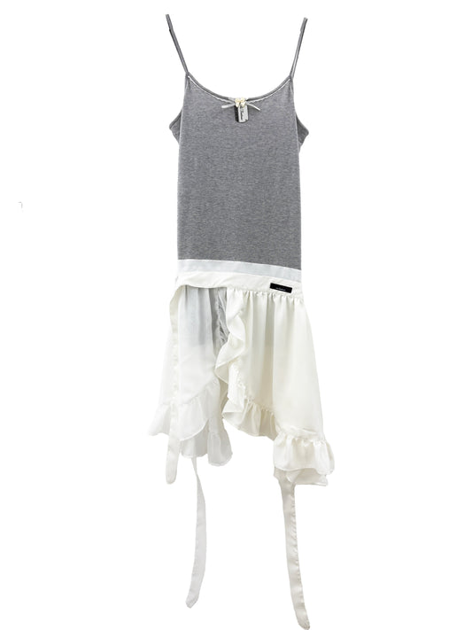 Apron One-Piece Gray